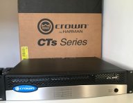 Amplificador de Potência Crown Audio CTs-2000 - 2CH 1000W/CH