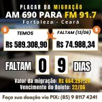 ---- FALTAM 09 DIAS____ ------__--️ A Rádio Shalom de Fortaleza está migrando do AM 690 para a...JPG