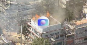 Incêndio atinge estúdios de novela da Globo