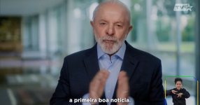 Vídeo de pronunciamento de Lula em Rede Nacional