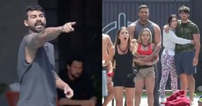 Barraco explosivo no Power Couple: Seguranças da Record têm que intervir