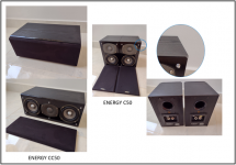 (BAIXEI) Energy - Central CC50 + Bookshelf C50