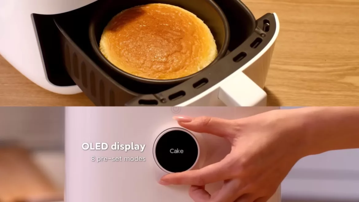 bolo na air fryer xiaomi
