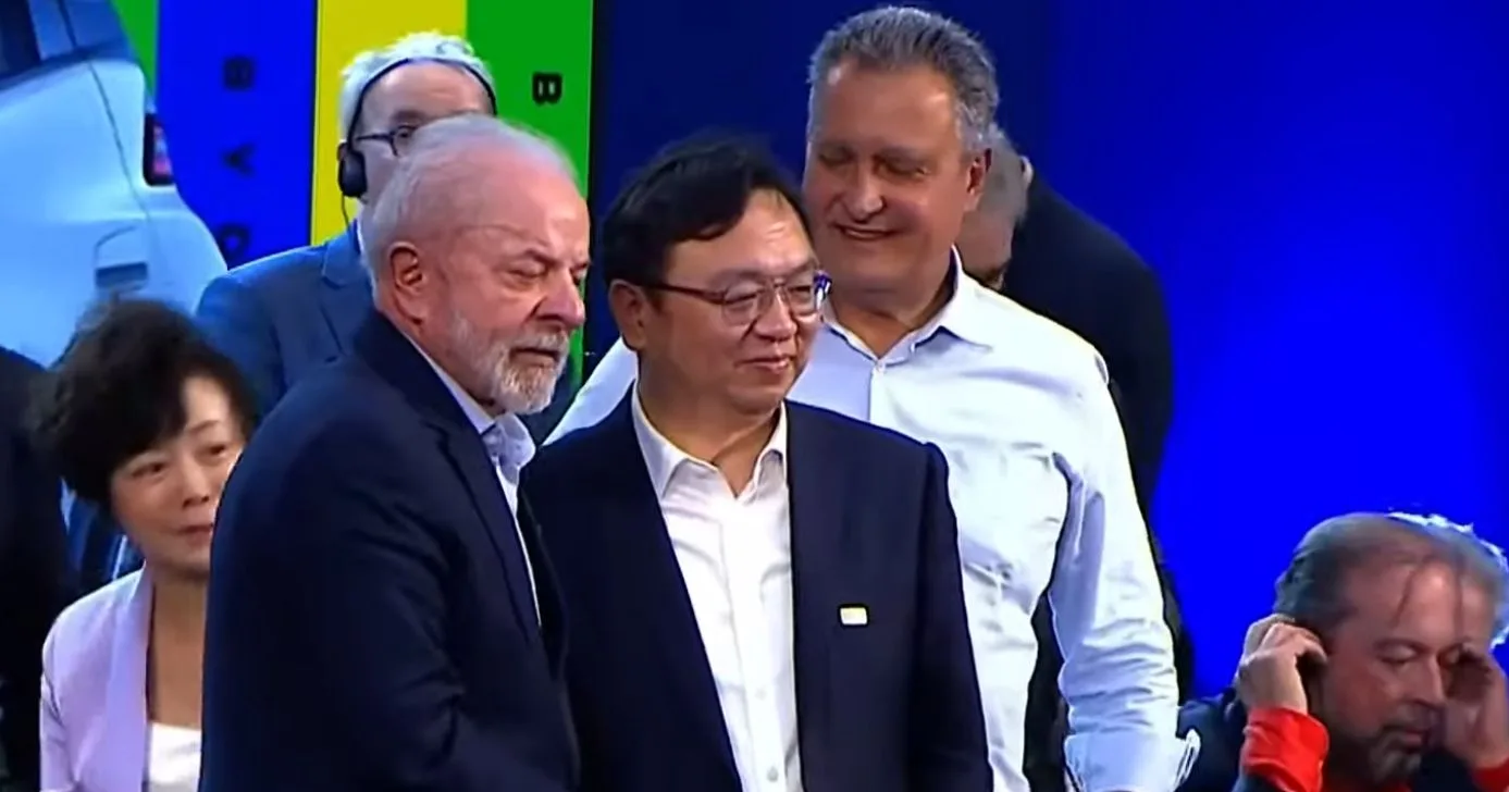 Lula na inauguração da BYD HTForum